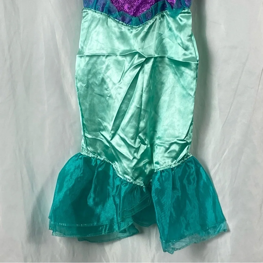 Disney The Little Mermaid Ariel Princess Kids Costume Size 4-6X Halloween - Picture 15 of 16